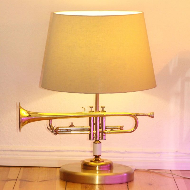 Trompetenlampe Stehlampe Vintage Retro Einzelstück